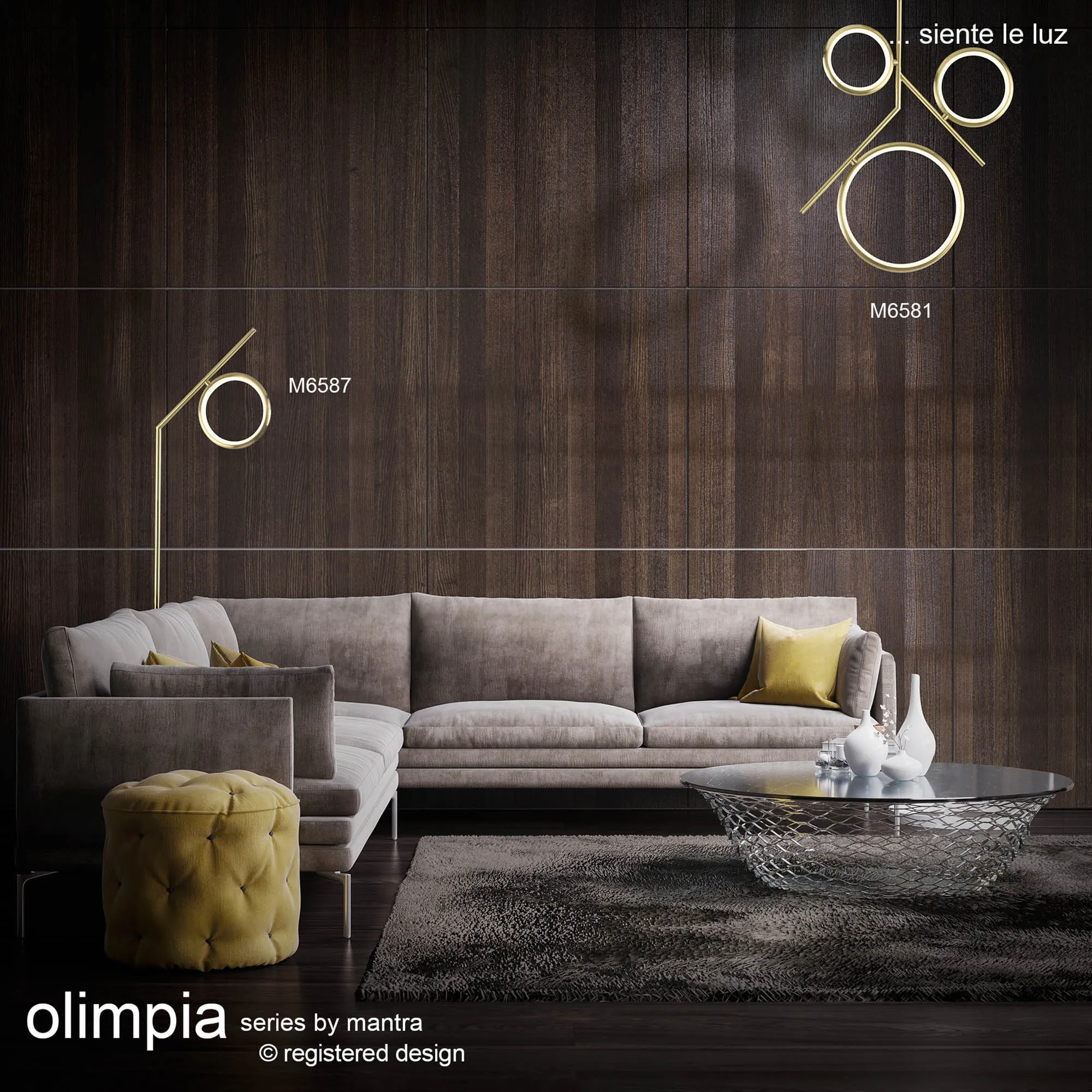 Olimpia Satin Gold Ceiling Lights Mantra Semi Flush Fittings Olimpia Satin Gold Ceiling Lights Mantra Semi Flush Fittings